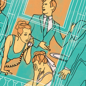 Plaza Suite Theatrical promotion art